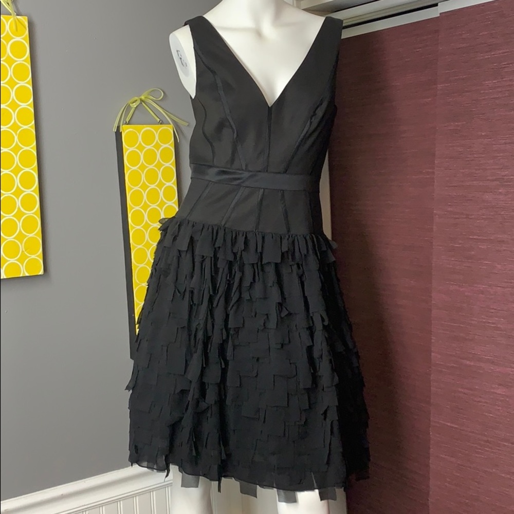 Aidan Mattox- little black dress. Size: 6 💙💚